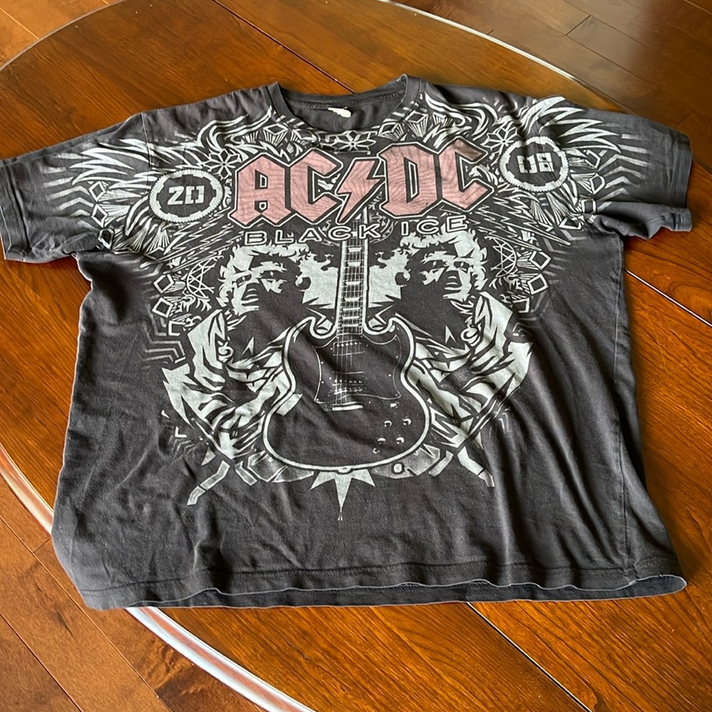 2008 ACDC Black Ice Band  Brian Johnson Angus Young Hard Rock